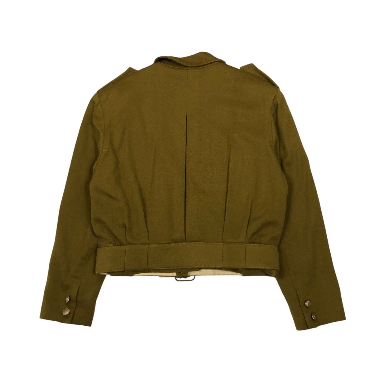 Vintage 🔥VINTAGE CROPPED BIKER JACKET WOOL CIVISK DOUBLE COLLAR Size US M / EU 48-50 / 2 - 2 Thumbnail