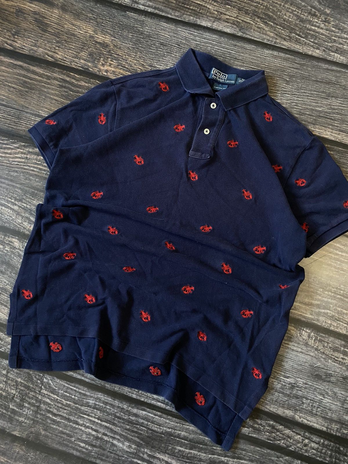 Polo Ralph Lauren Ralph Laurent rare crab shirt y2k Size US M / EU 48-50 / 2 - 2 Thumbnail