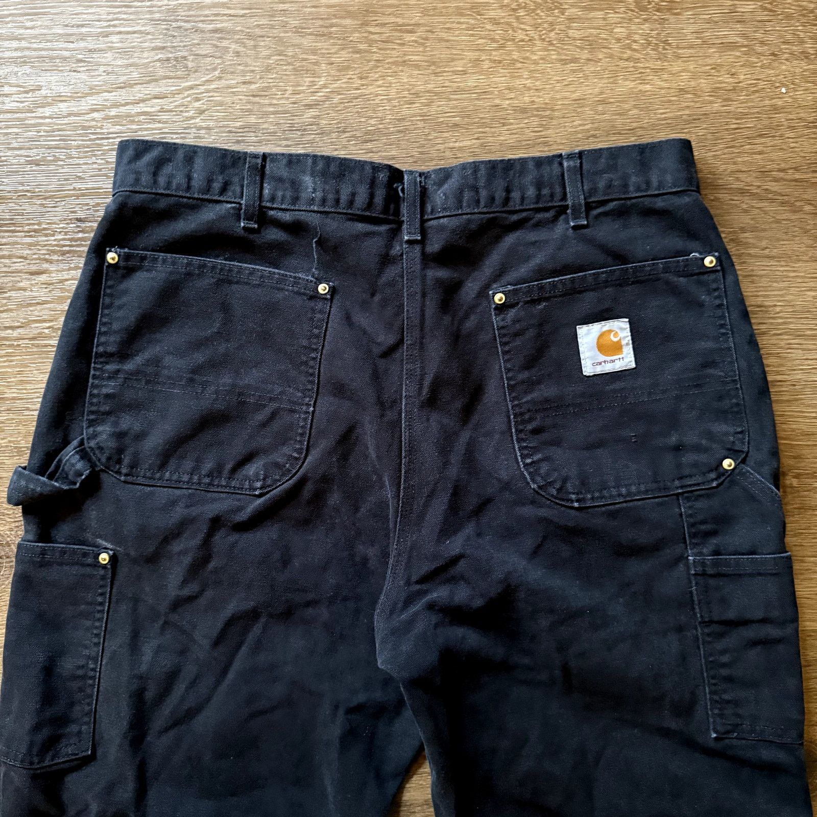 Carhartt Excellent Black Carhartt Double Knee Pants Size US 36 / EU 52 - 7 Thumbnail