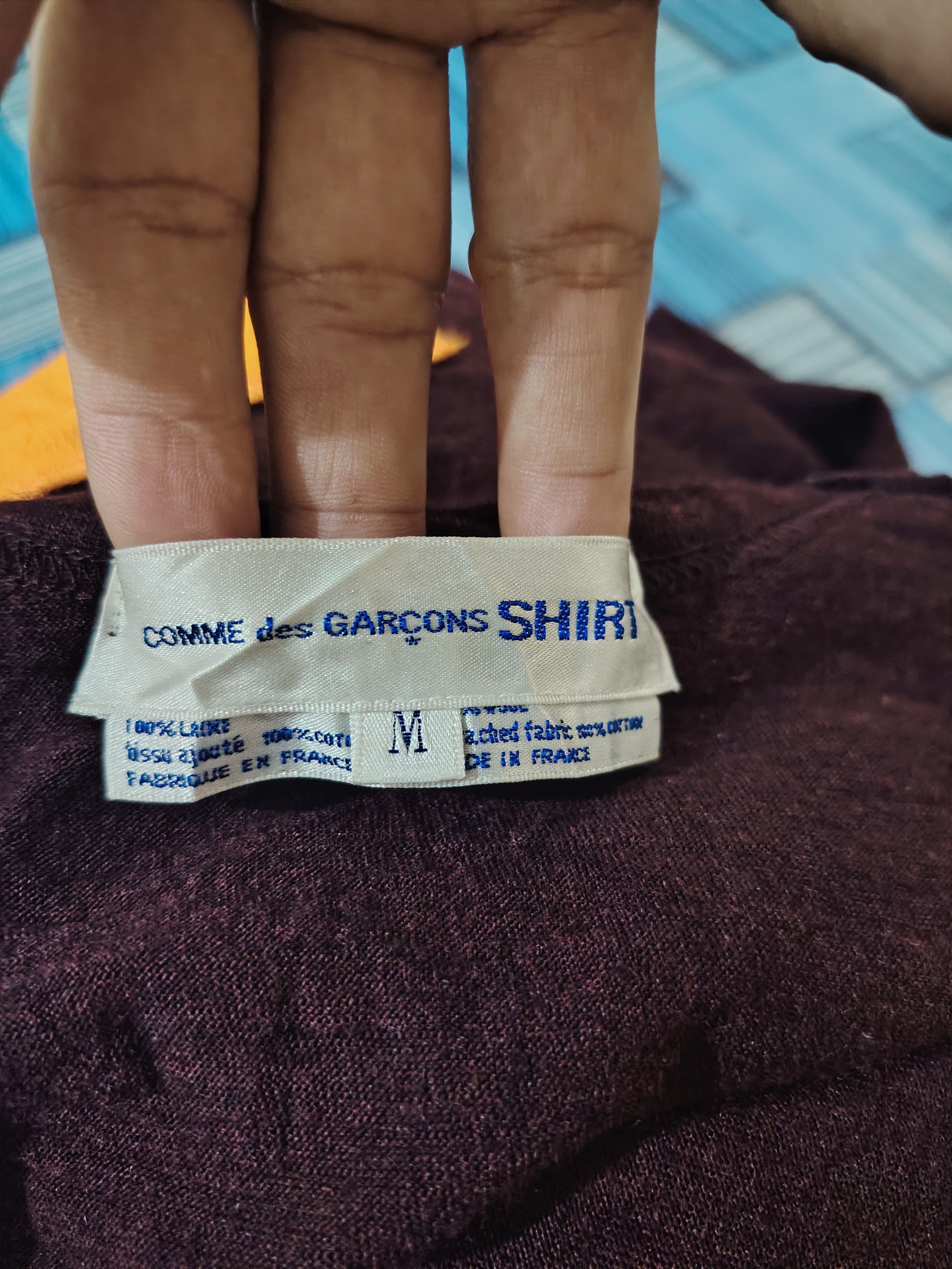Comme des Garcons CDG comme des Garcons Long Sleeve Wool CDG SHIRT Size US S / EU 44-46 / 1 - 4 Thumbnail