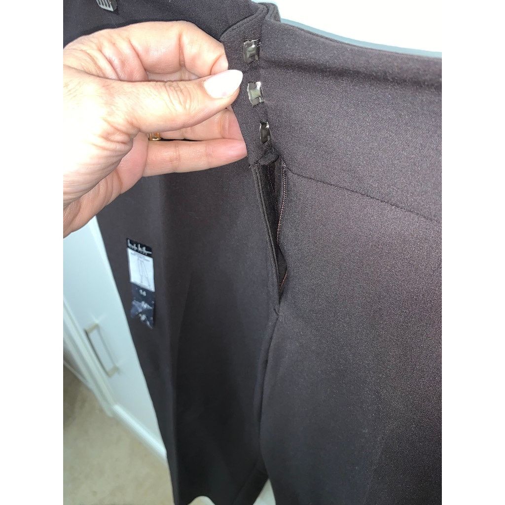 Nicole Miller NWT Nicole Miller New York Women's Capri Pants Size 14 Brown Size 36" / US 14 / IT 50 - 3 Thumbnail