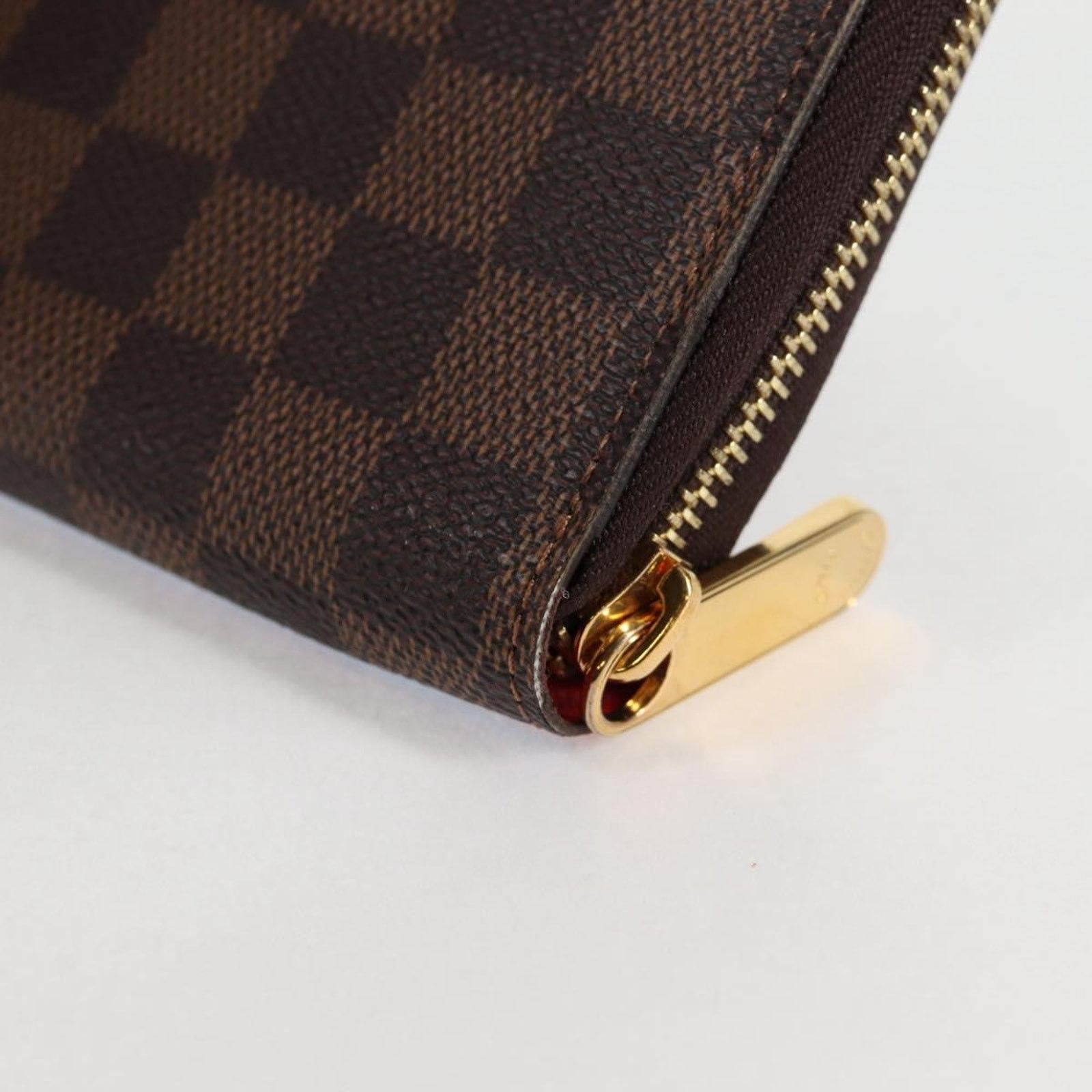 Louis Vuitton Brown Canvas Zippy Wallet