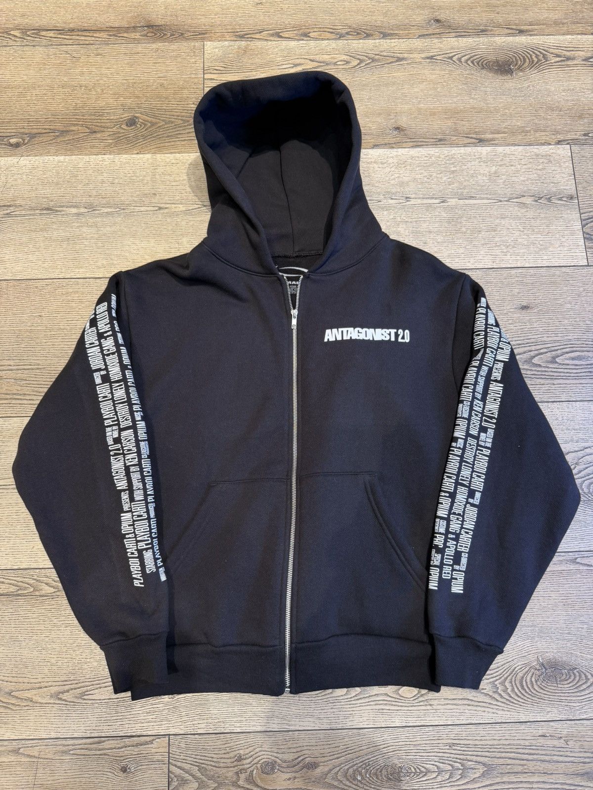 Playboi Carti playboi carti “hands up” zip up hoodie NEW NEVER