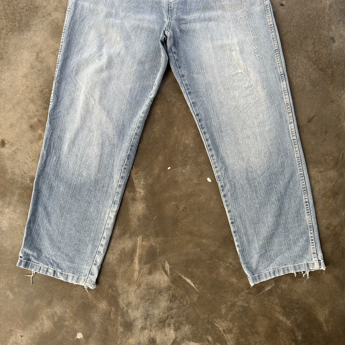 Japanese Brand Vintage Sean John Lightwash Faded Jean Distressed Denim Pant Size US 39 - 2 Thumbnail