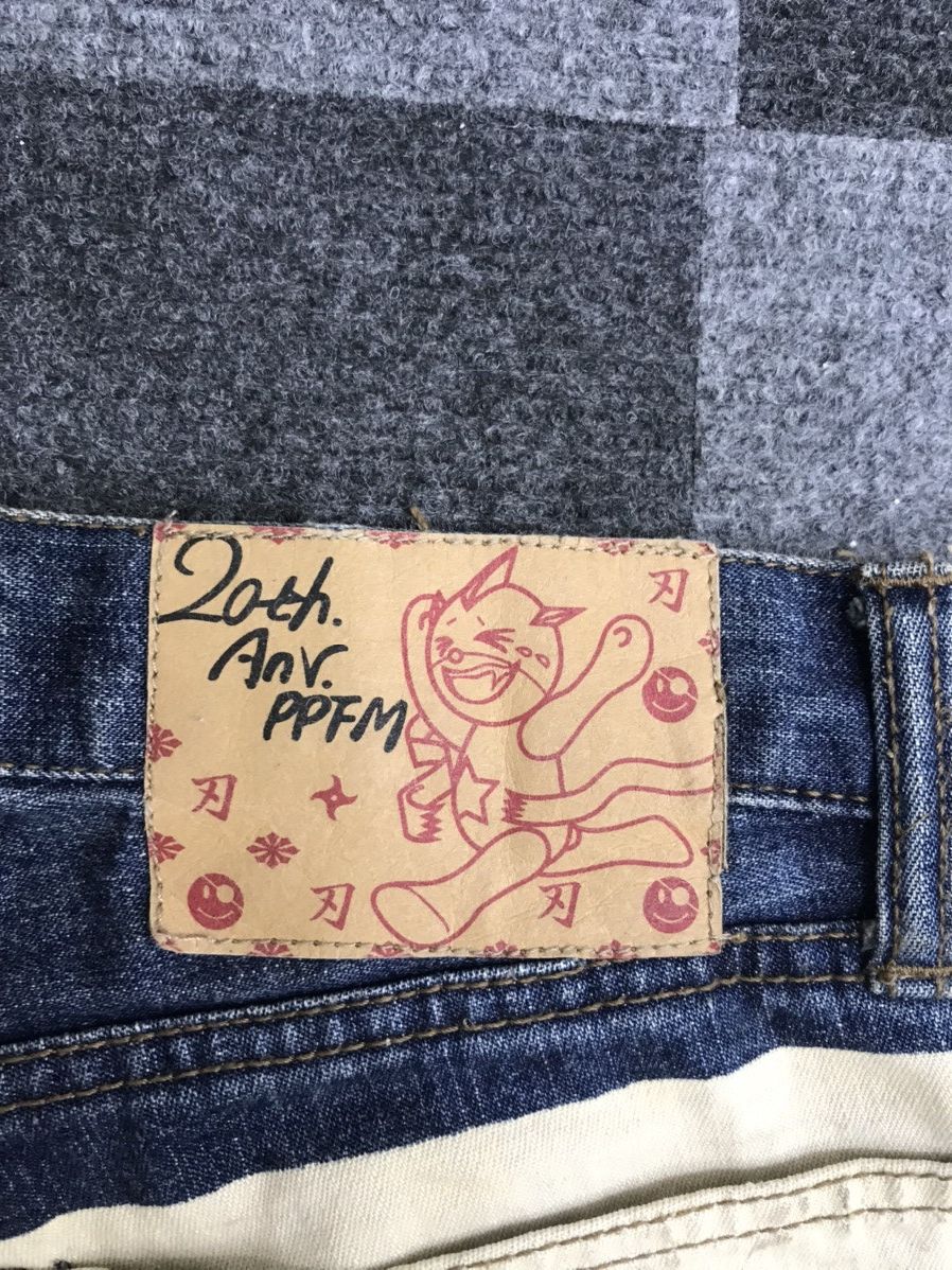 Japanese Brand Very Rare Archival 20th Anniversary PPFM Prisoner Jeans Size US 30 / EU 46 - 12 Thumbnail