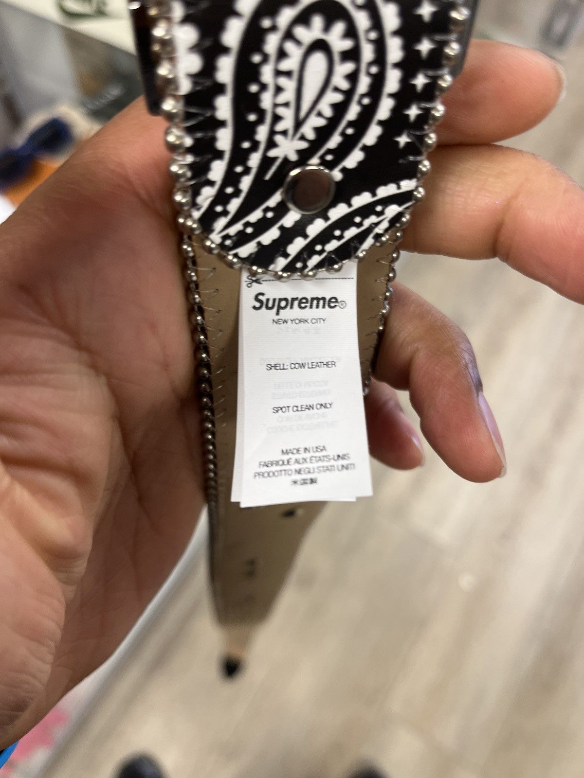 B.B. Simon × Supreme Supreme BB SIMON Belt size 34 Size 34 - 8 Thumbnail