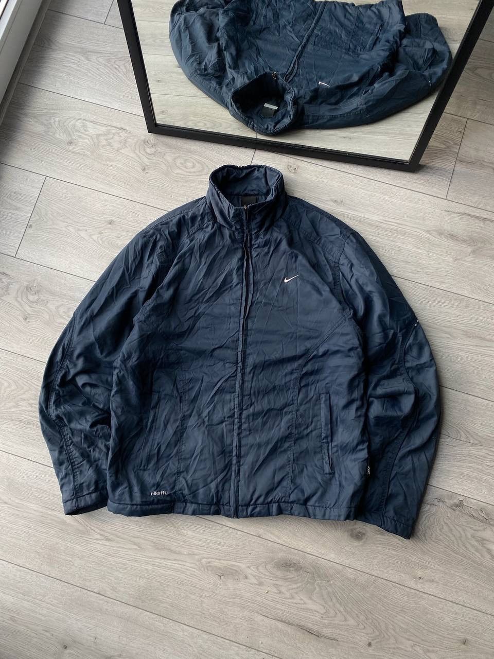 Nike × Vintage Vintage Nike Swoosh Winter Down Jacket L Y2K Size US L / EU 52-54 / 3 - 2 Thumbnail