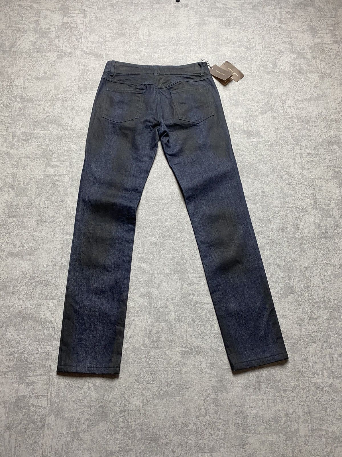Bottega Veneta Bottega Veneta Women's Straight-Leg Dark Blue Jeans Size 26" / US 2 / IT 38 - 18 Thumbnail