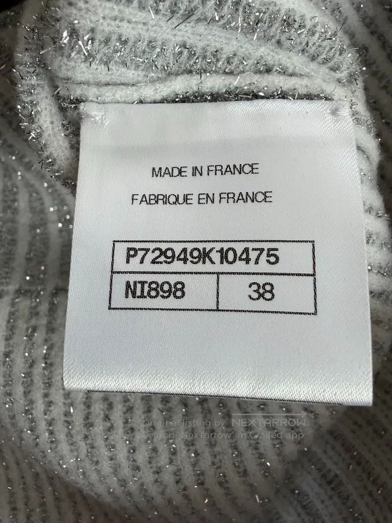 Chanel Chanel High-end handicraft workshop silver cardigan silver Size XS / US 0-2 / IT 36-38 - 5 Thumbnail