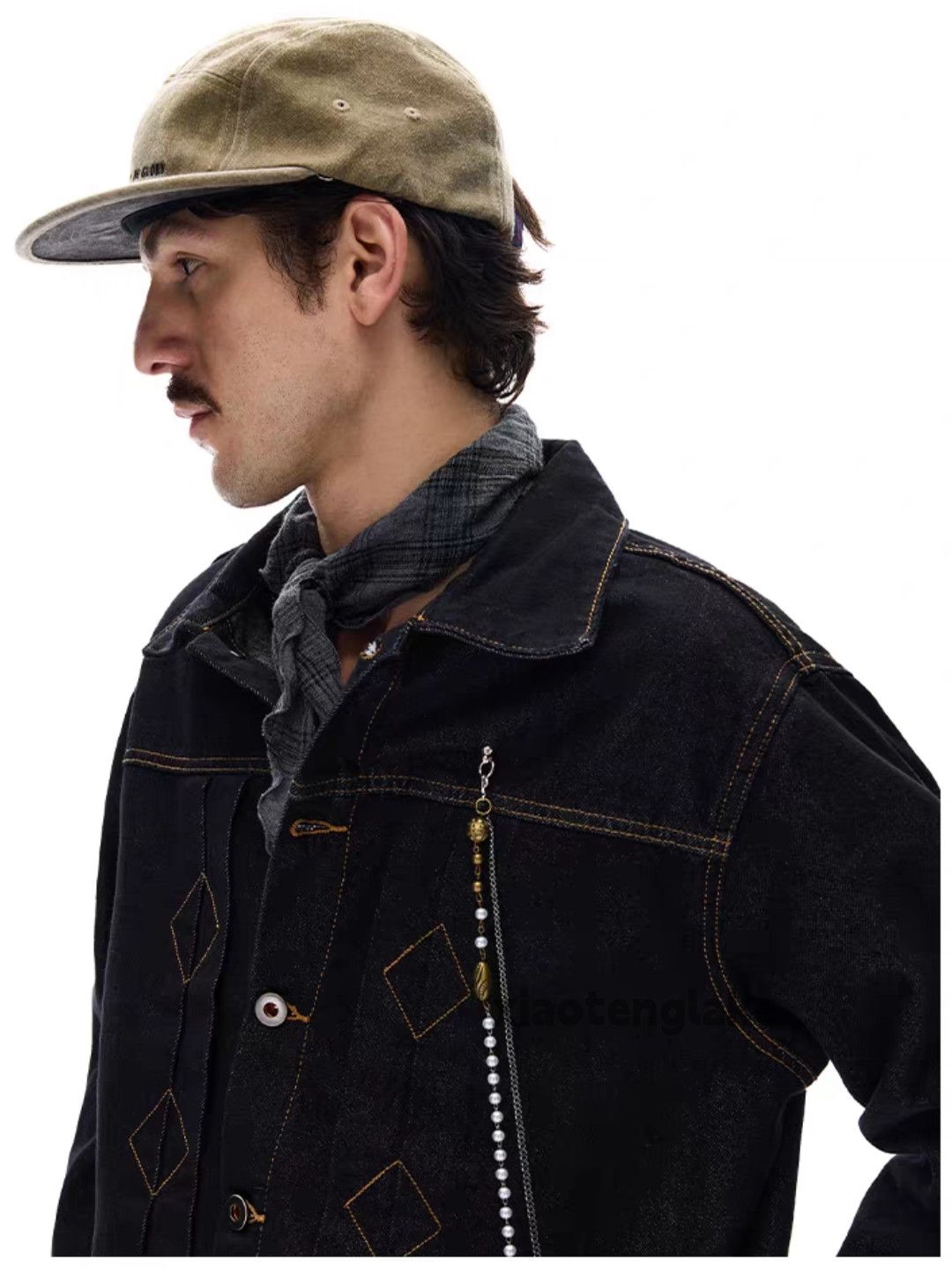 Vintage Utility loose workwear carpenter cargo denim jacket Size US L / EU 52-54 / 3 - 5 Thumbnail
