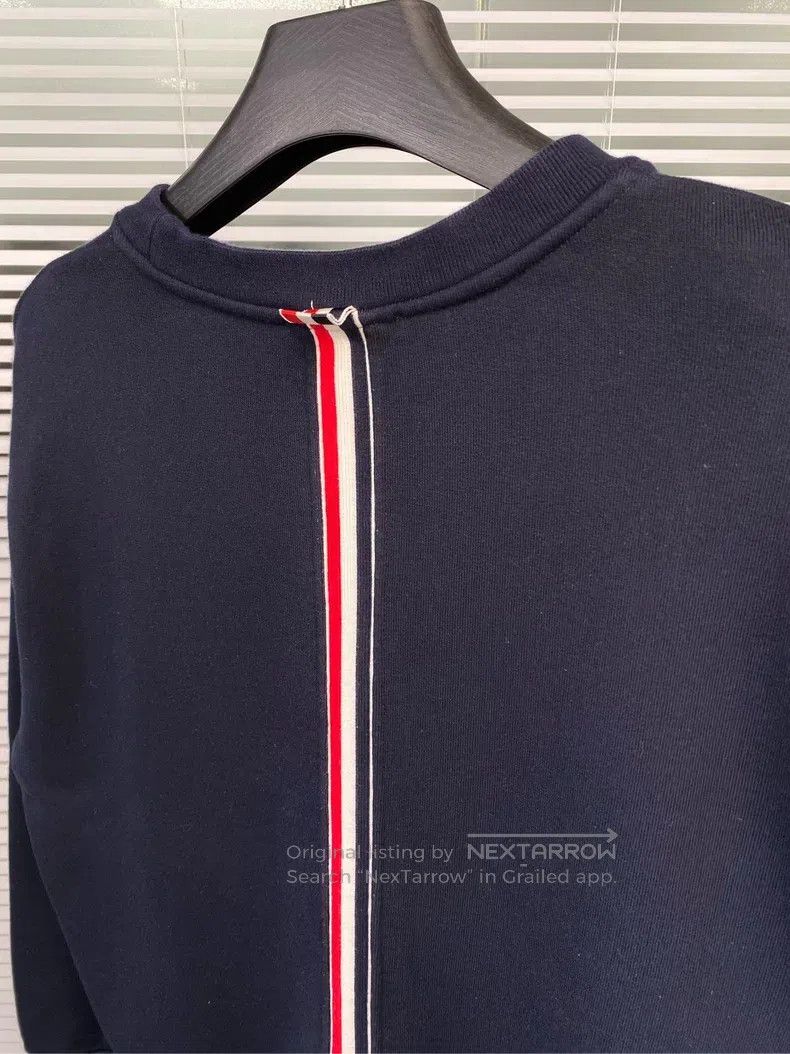 Thom Browne Thom Browne Dark Blue Sweatshirt Size US XXL / EU 58 / 5 - 4 Thumbnail
