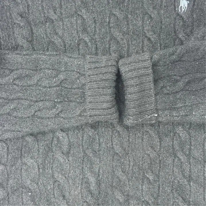 Polo Ralph Lauren Polo Ralph Lauren Men's Black Cable Knit Wool Sweater. Size US S / EU 44-46 / 1 - 5 Thumbnail