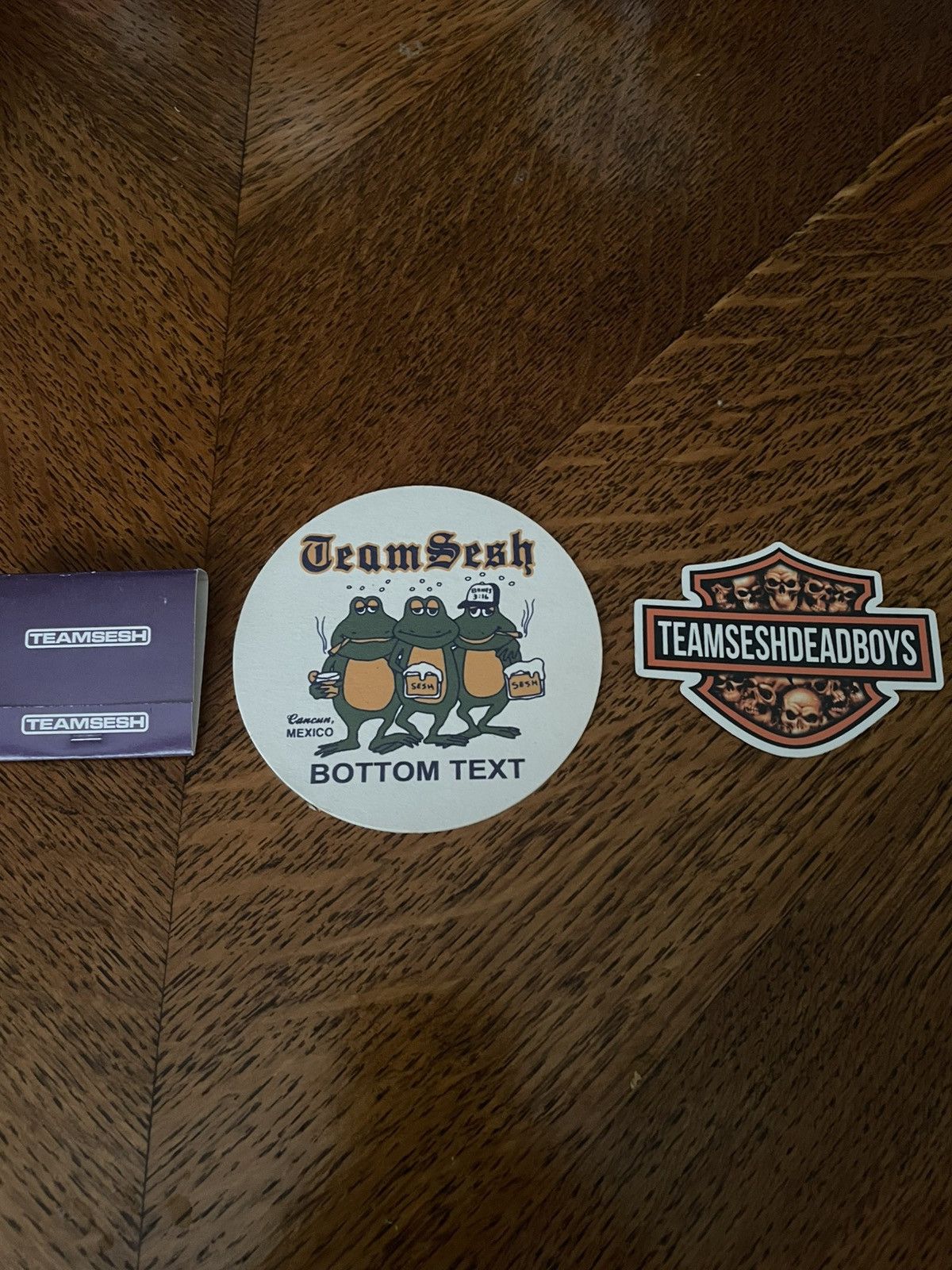 TeamSESH Team Sesh Bones Coaster Sticker and matches Size ONE SIZE - 4 Thumbnail
