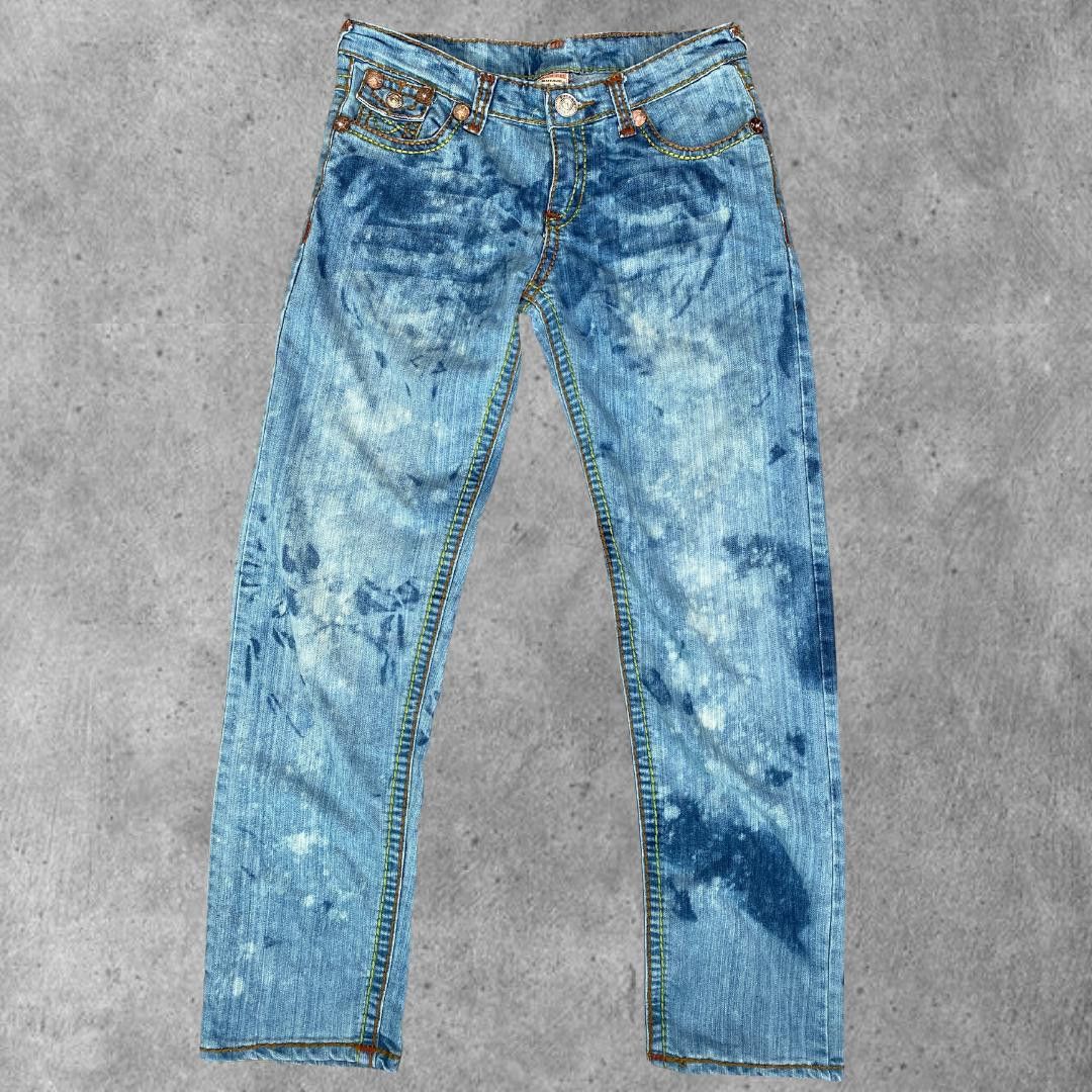 Bleached deals true religion jeans