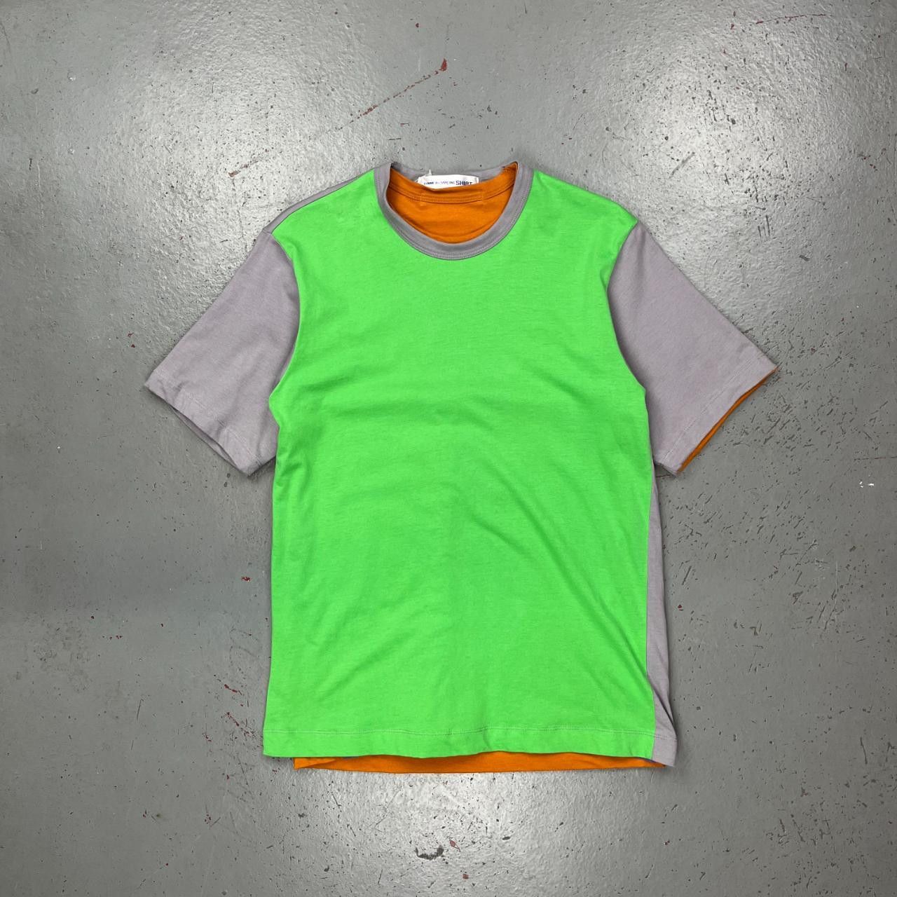 image of Comme Des Garcons Shirt Comme Des Garçons Shirt Double Layered T-Shirt, Men's (Size Medium)