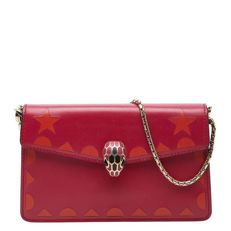 Bvlgari Bvlgari Serpenti Forever Chain Handbag Pink Size ONE SIZE - 1 Thumbnail