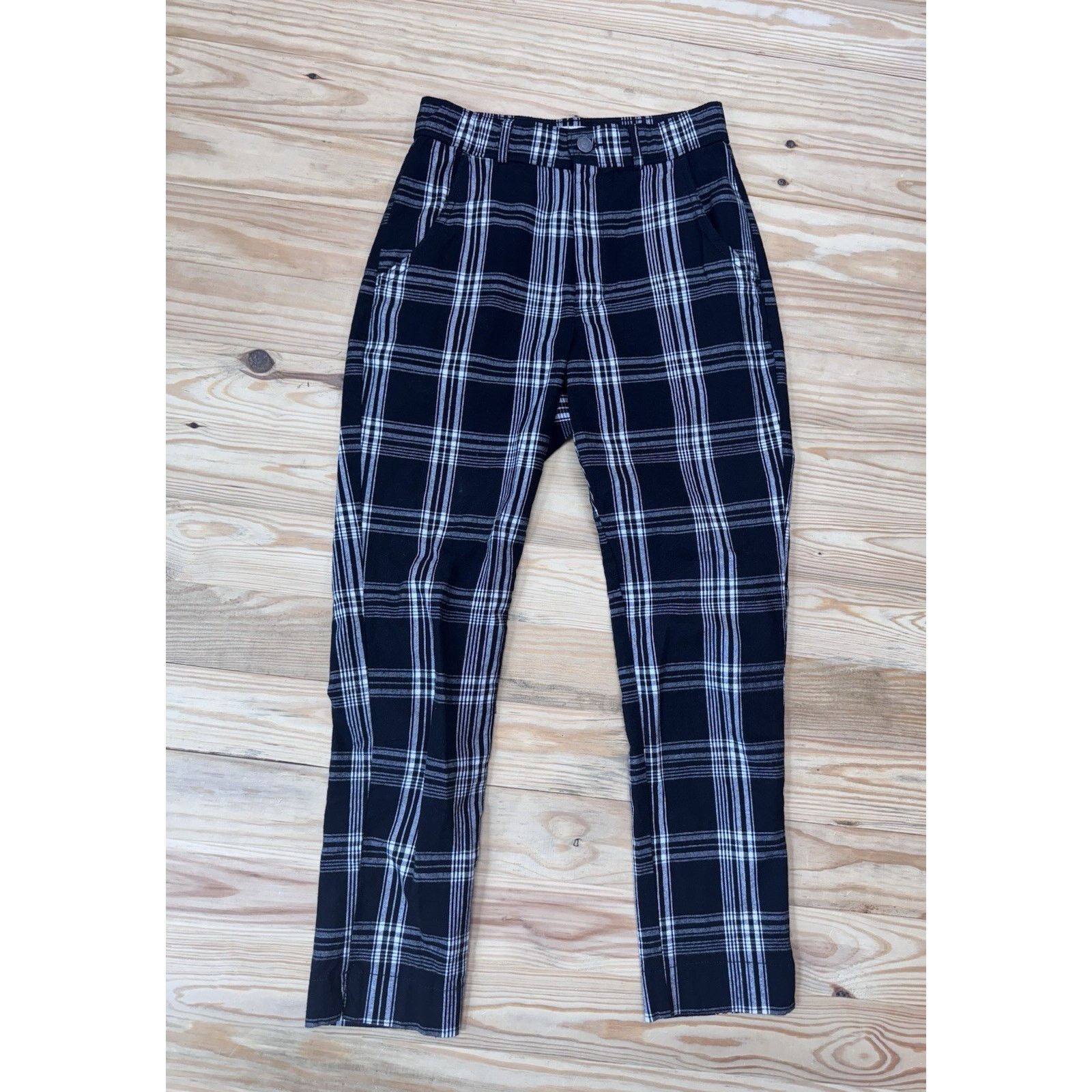 Hollister Hollister Ultra Black And White Pants Junior’s Size XS Size 26" / US 2 / IT 38 - 1 Thumbnail