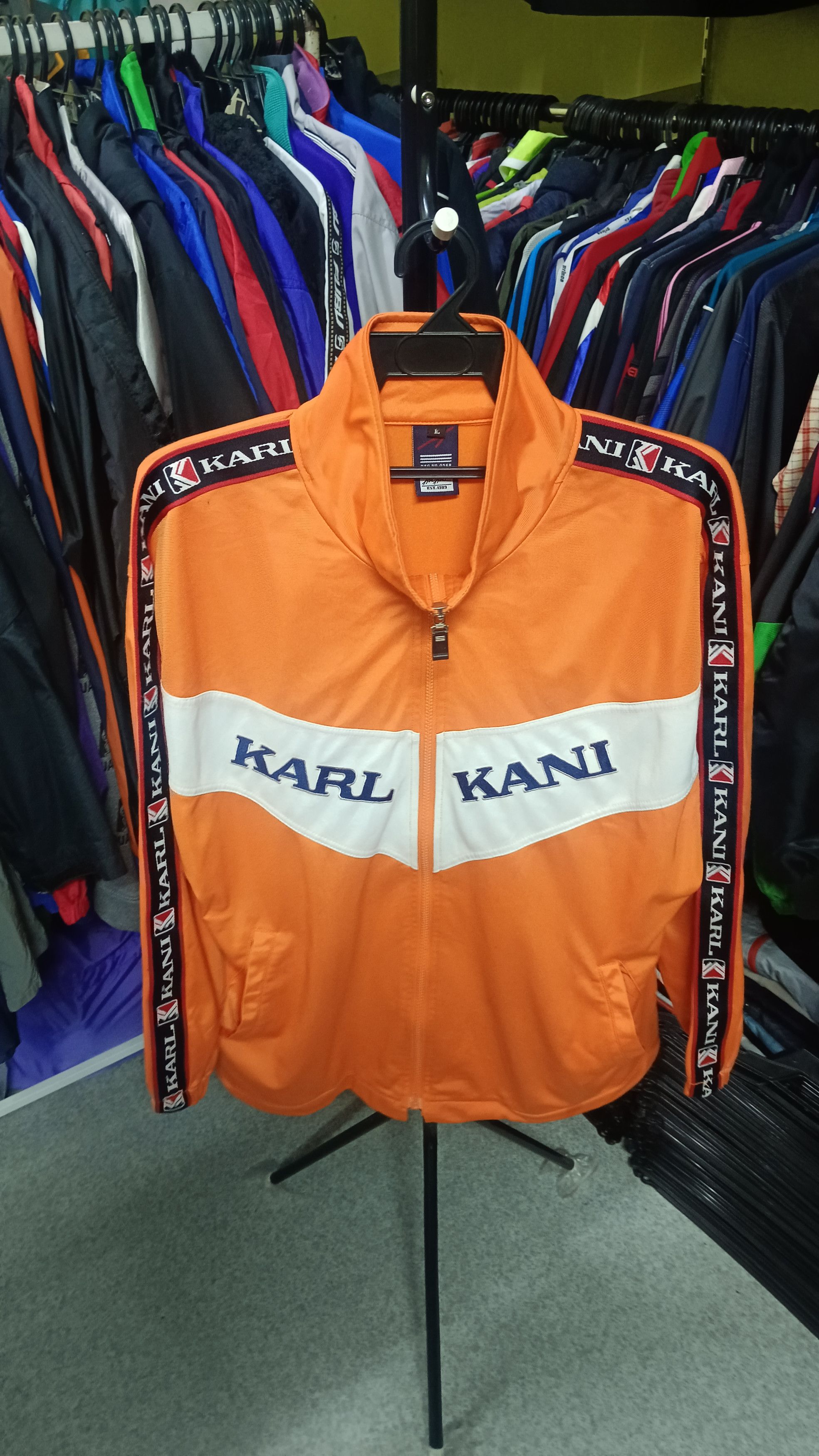 Karl Kani Vintage Karl Kani Side Tape Track Jacket Size US L / EU 52-54 / 3 - 1 Thumbnail