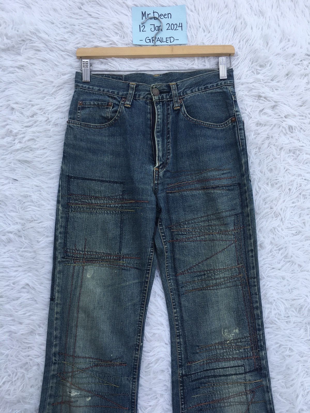 Hysteric Glamour Rare Vintage Hysteric Glamour Kinky Patchwork Jeans Size 28" / US 6 / IT 42 - 7 Thumbnail