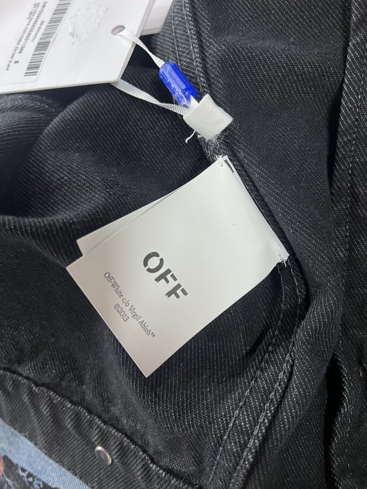 Off-White OFF-WHITE Nature Lovers Denim Jacket Size US XL / EU 56 / 4 - 5 Thumbnail