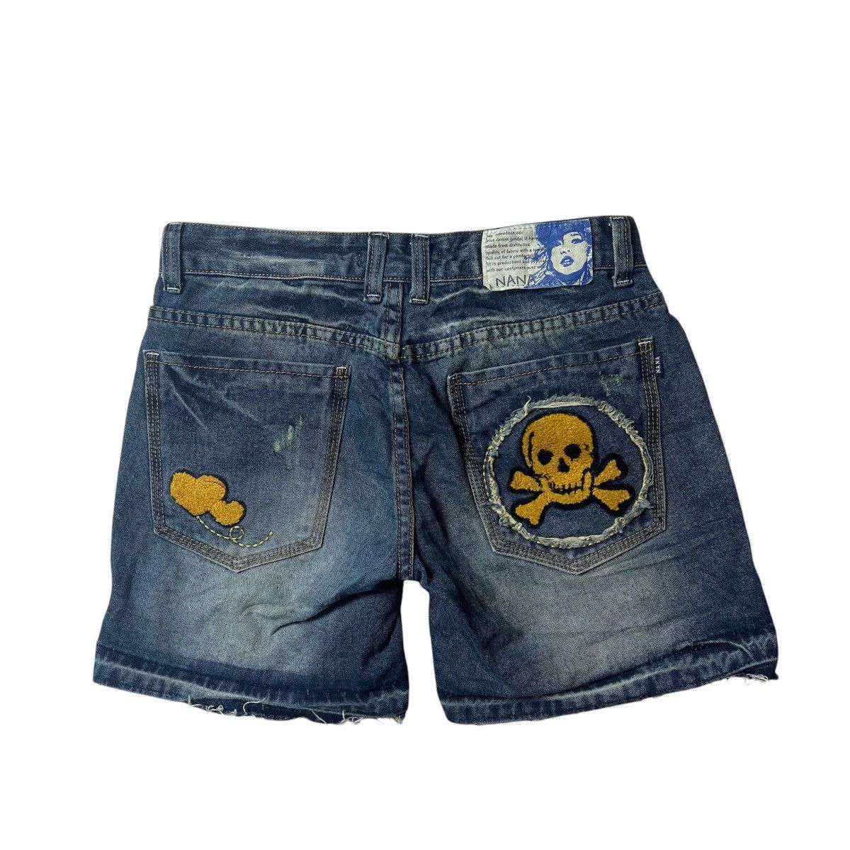 Japanese Brand × Vintage Nana Distressed Skull Short Size US 30 / EU 46 - 8 Thumbnail