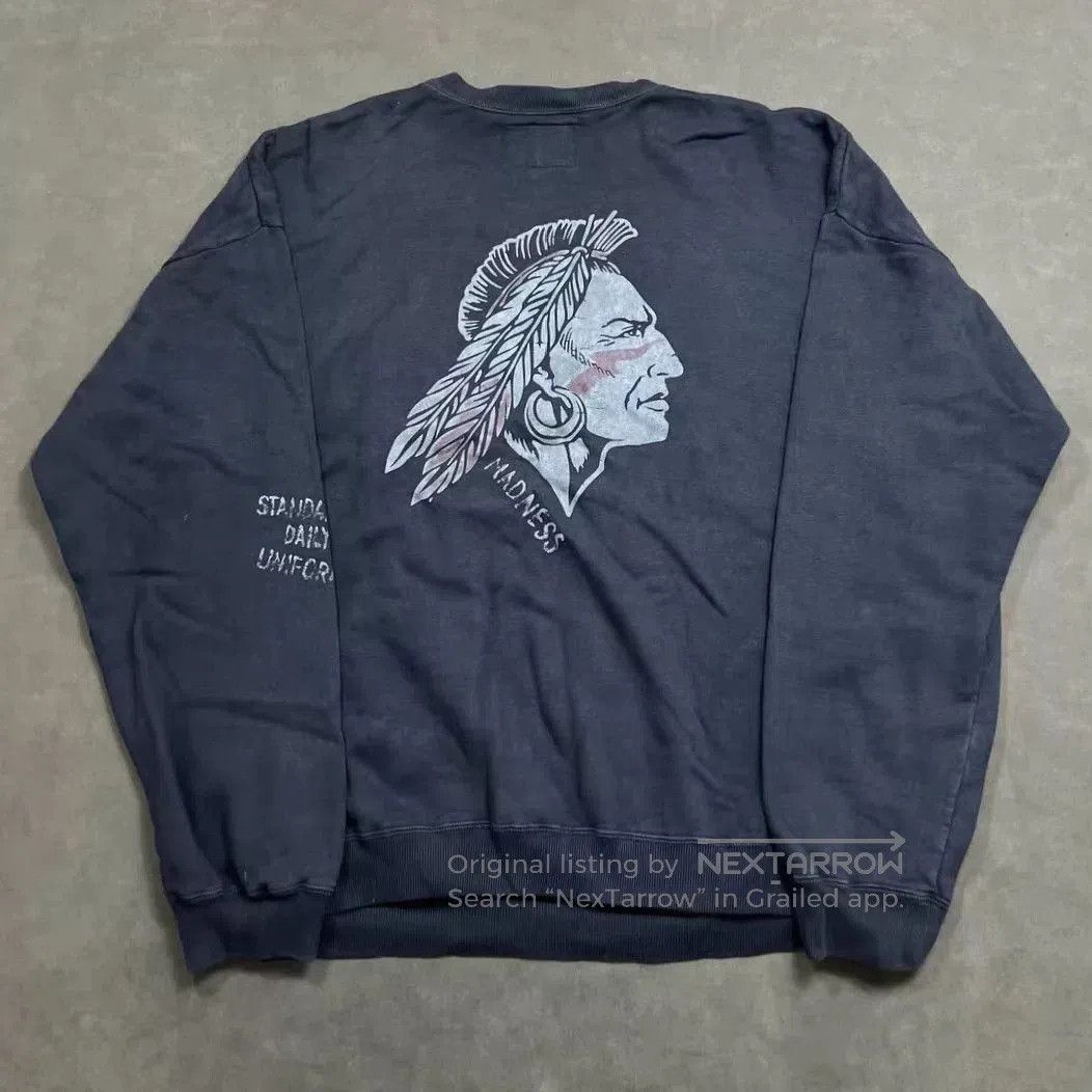 Madness MADNESS 20AW Japanese Vintage Sweatshirt. Size US L / EU 52-54 / 3 - 1 Thumbnail