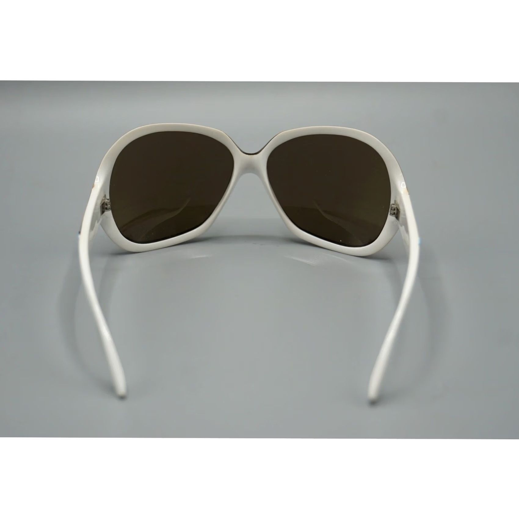 Burton VINTAGE Anon Paparazzi Women's Oversized Sunglasses Brown White Blue Burton Snow Size ONE SIZE - 6 Thumbnail
