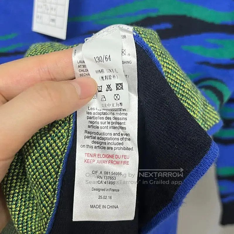Kenzo KENZO Colorful Wool Pullover Sweater for Women . Size S / US 4 / IT 40 - 4 Thumbnail