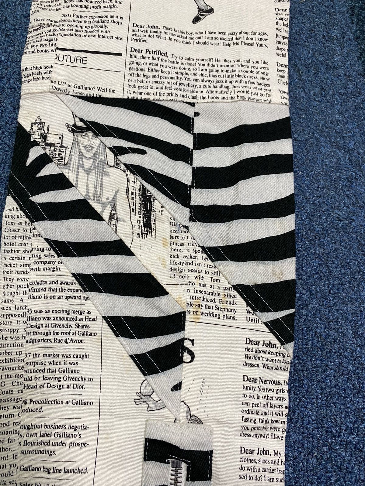 John Galliano John Galliano (Archive) News Paper Pants Size 27" / US 4 / IT 40 - 11 Thumbnail