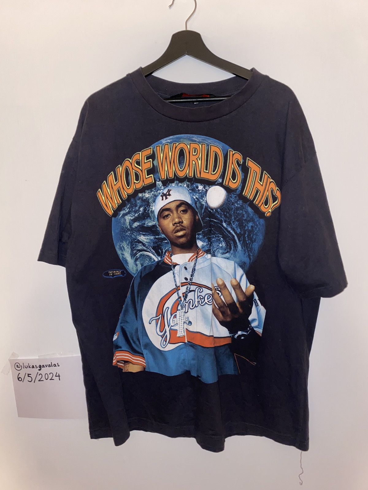 image of Marino Morwood Nas Tee in Black, Men's (Size 2XL)