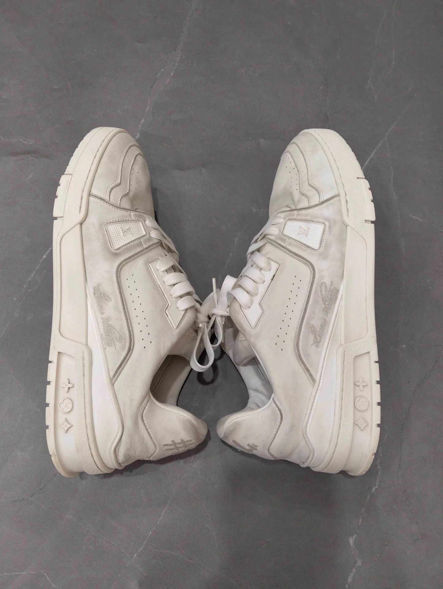 Louis Vuitton LV Trainer 2025 SS Retro Distressed 43 Size US 10 / EU 43 - 3 Thumbnail