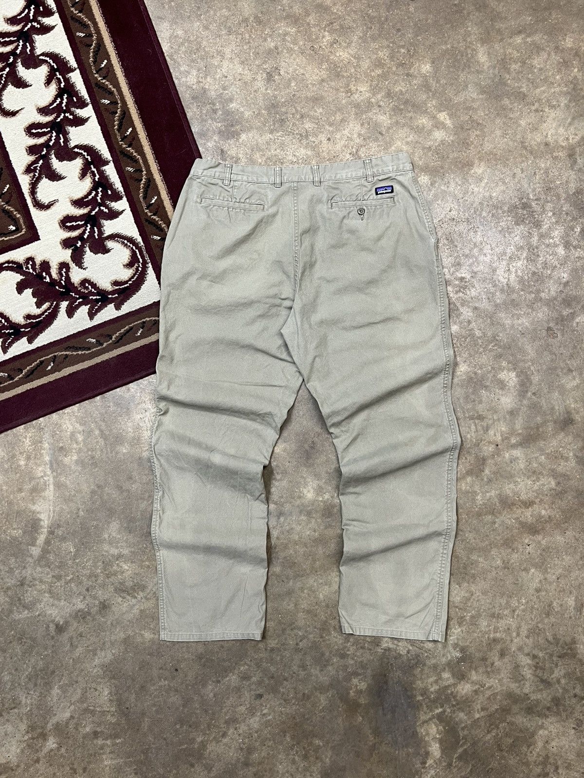 Patagonia × Vintage Y2K Patagonia Tan Hiking Gorpcore Chino Pants Size US 38 / EU 54 - 1 Thumbnail