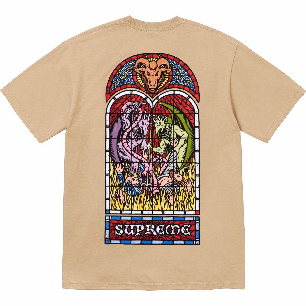 Supreme Supreme Worship Tee Size US XXL / EU 58 / 5 - 1 Thumbnail