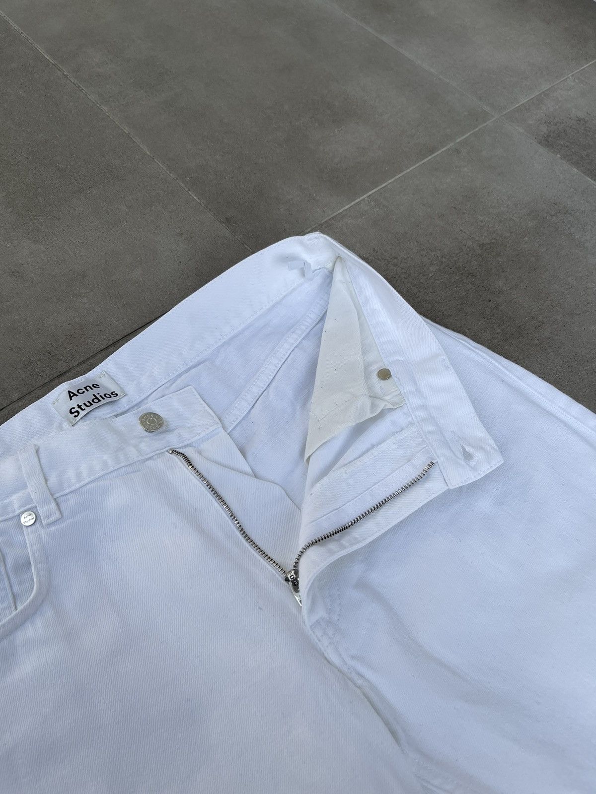 Acne Studios Acne Studios Boy White Denim Pants Size US 30 / EU 46 - 10 Thumbnail