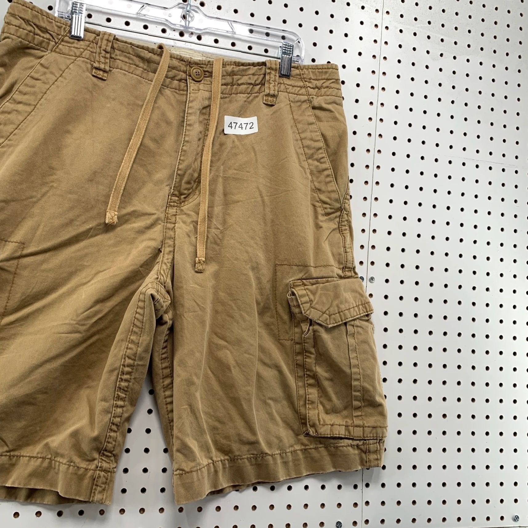 Vintage VINTAGE Aeropostale Military Cargo Shorts Mens 33 Tan Drawstring Relaxed Y2K 35x11 Size US 33 - 5 Thumbnail