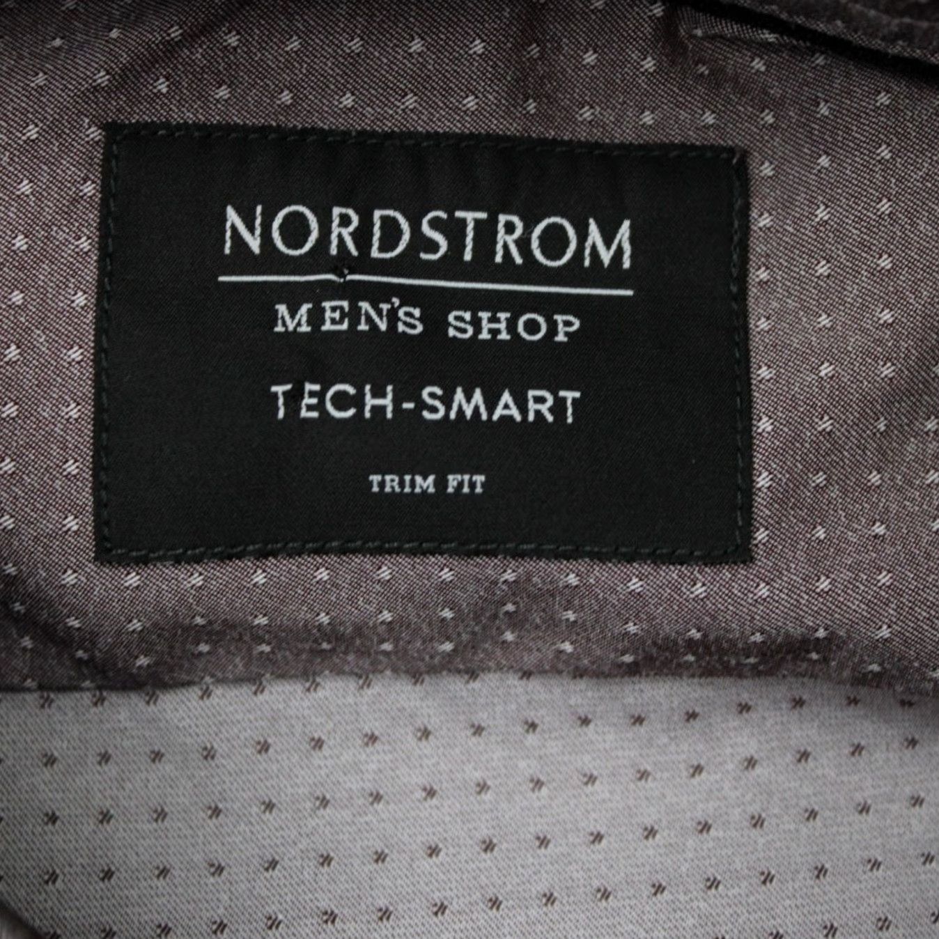 Nordstrom Nordstrom Mens Shirt 15 1/2 Purple Tech-Smart Trim Fit Stretch Long Sleeve Dress Shirt Men Size US L / EU 52-54 / 3 - 7 Thumbnail