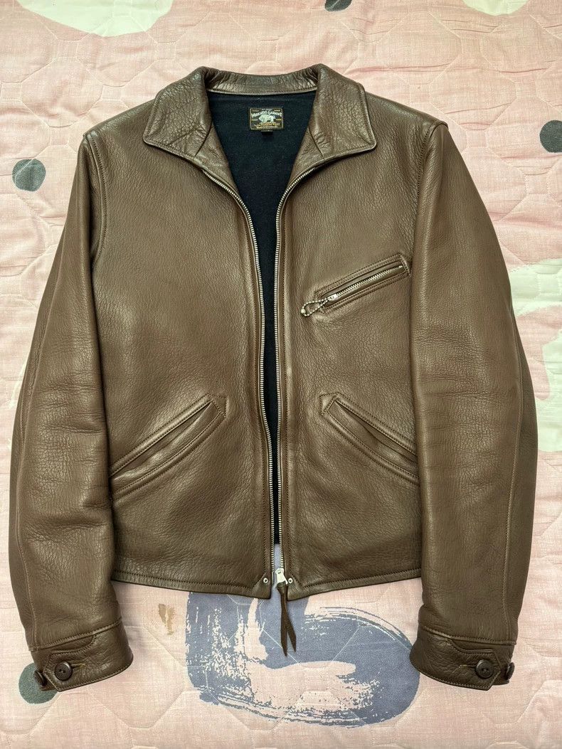 Freewheelers Deerskin leather coat-2506