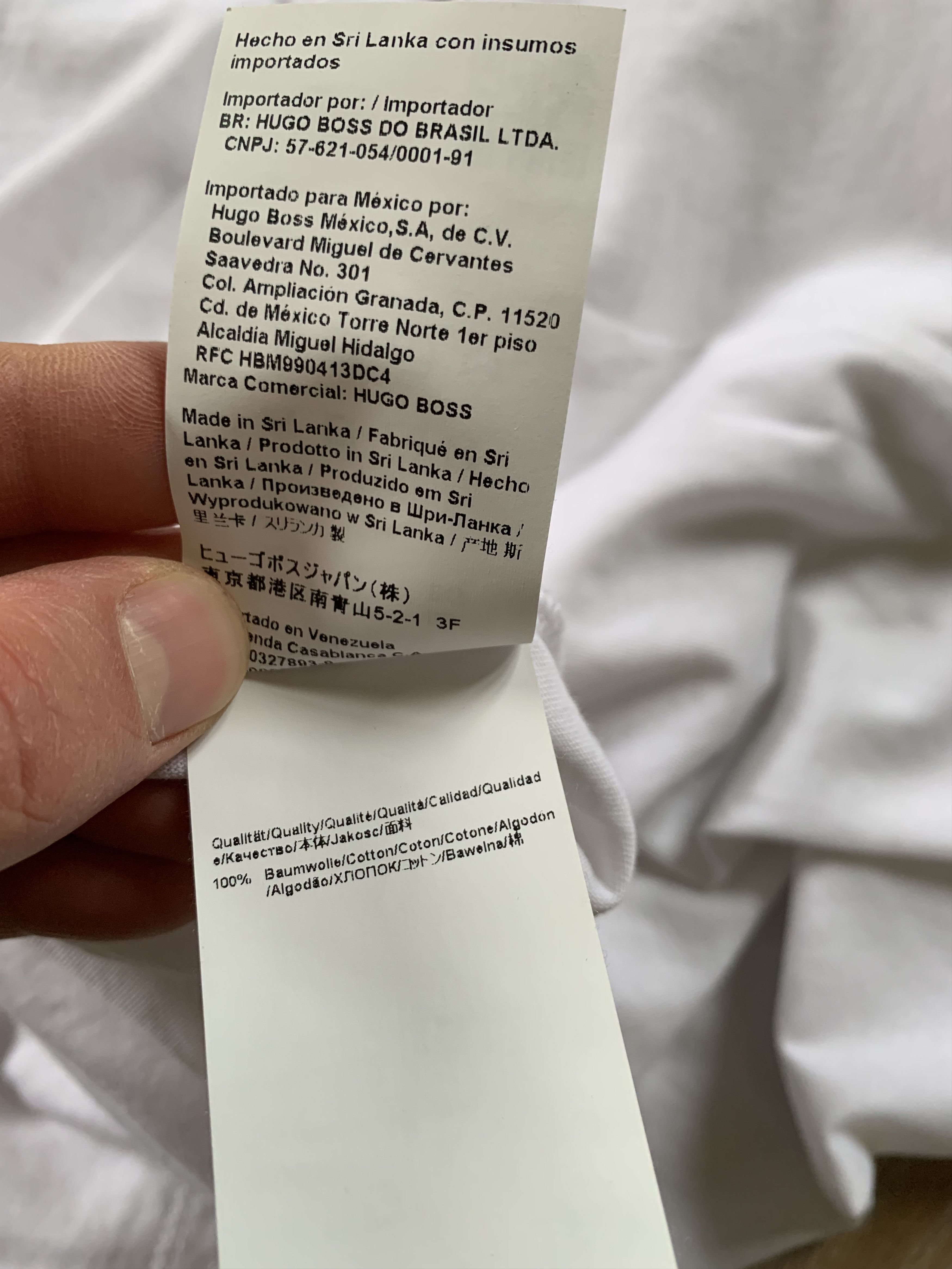 Hugo Boss Hugo Boss Basic White T Shirt Size US XL / EU 56 / 4 - 9 Thumbnail