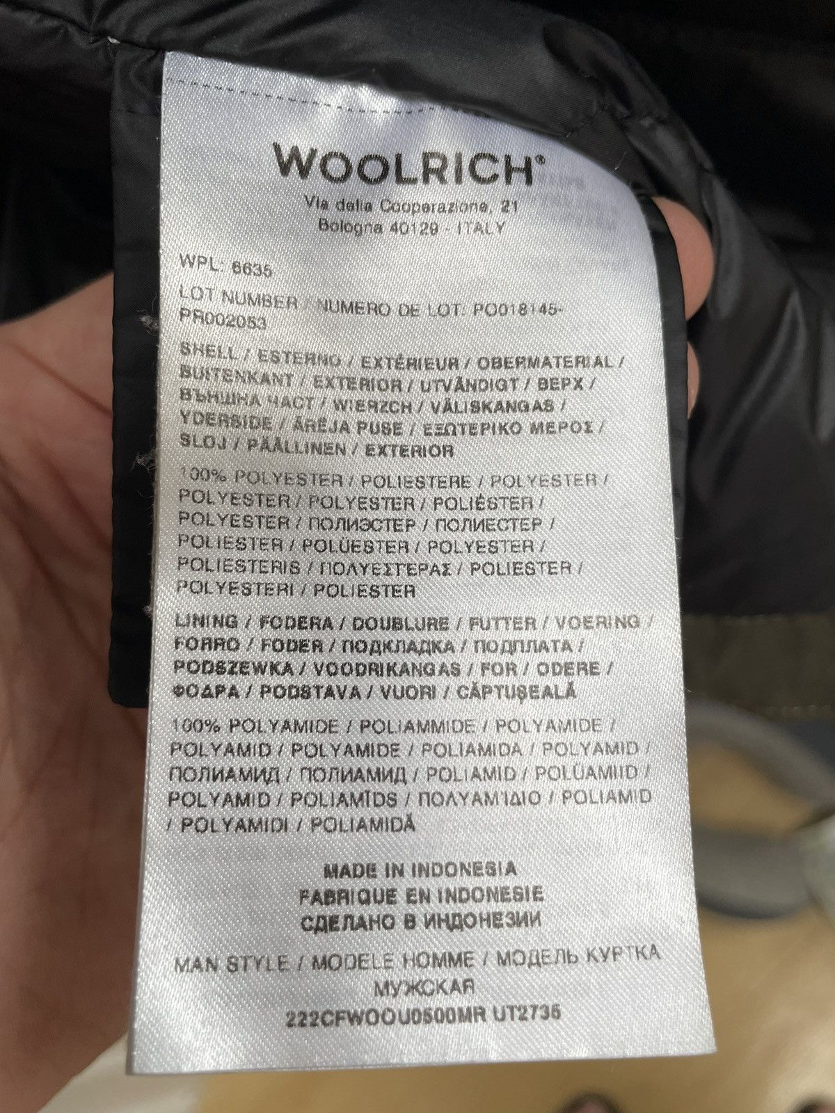 Woolrich Woolen Mills Woolrich Shell Windproof Down jacket Size US L / EU 52-54 / 3 - 10 Thumbnail