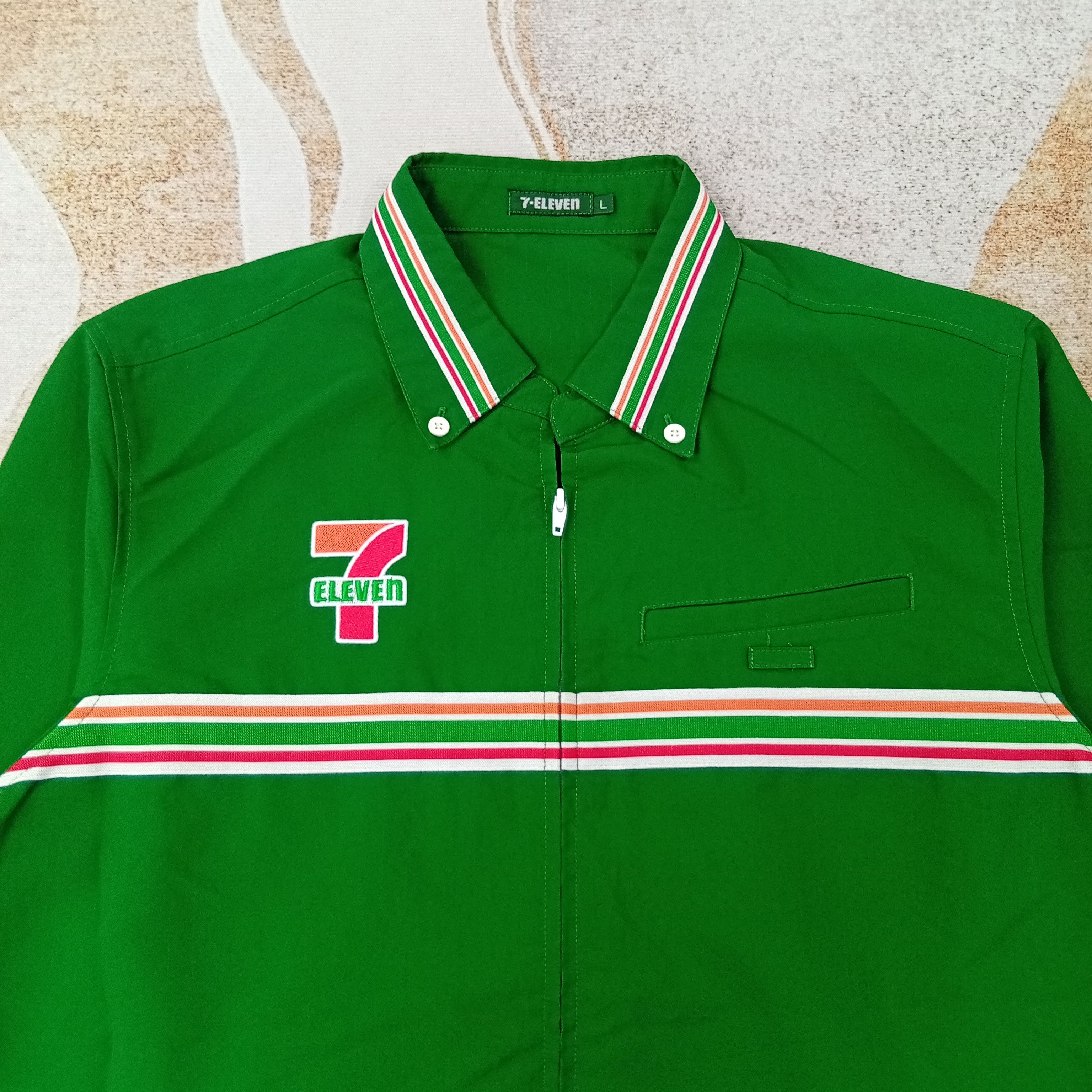 Japanese Brand 7 Eleven Japanese Workwear Jacket C259N43 Size US M / EU 48-50 / 2 - 2 Thumbnail