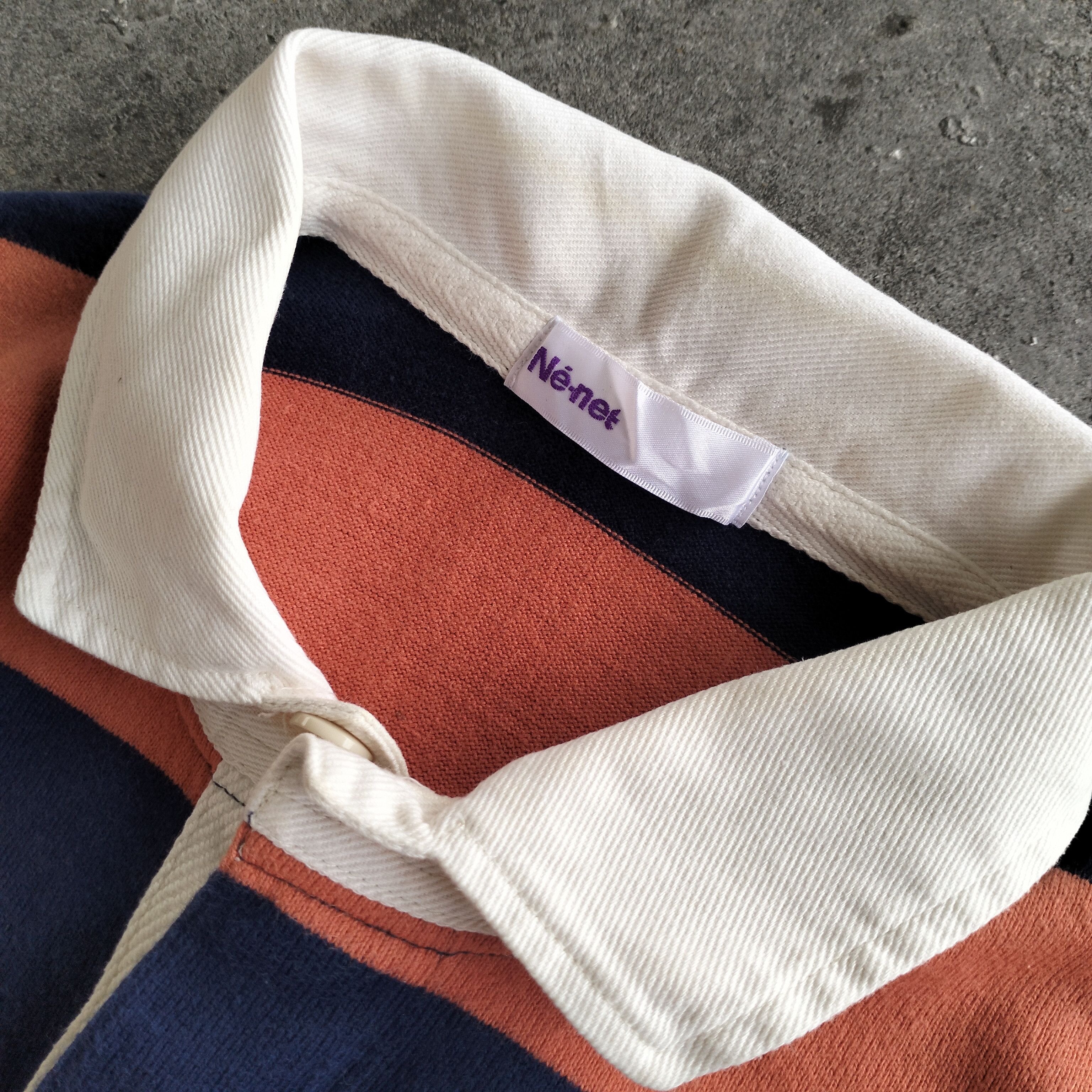 Ne-Net NE-NET ISSEY MIYAKE RUGBY SHIRT Size US M / EU 48-50 / 2 - 4 Thumbnail