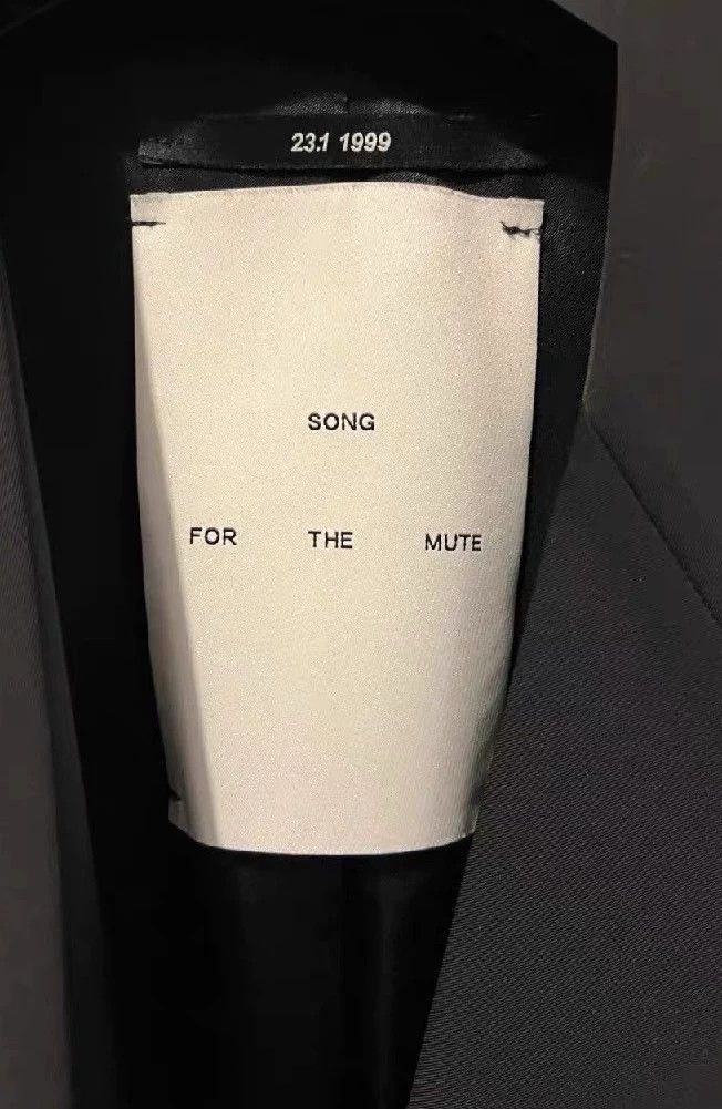 Song For The Mute Song For The Mute printed drawstring blazer Size 46R - 3 Thumbnail