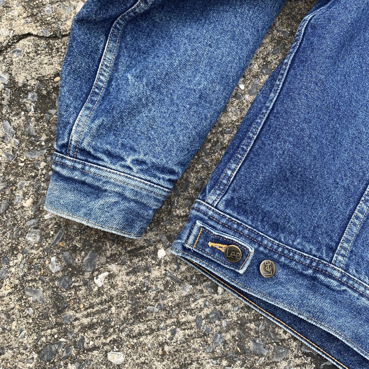 Lee × Vintage Lee Storm Riders 80s Canada Denim Linen Jacket Size US L / EU 52-54 / 3 - 10 Thumbnail