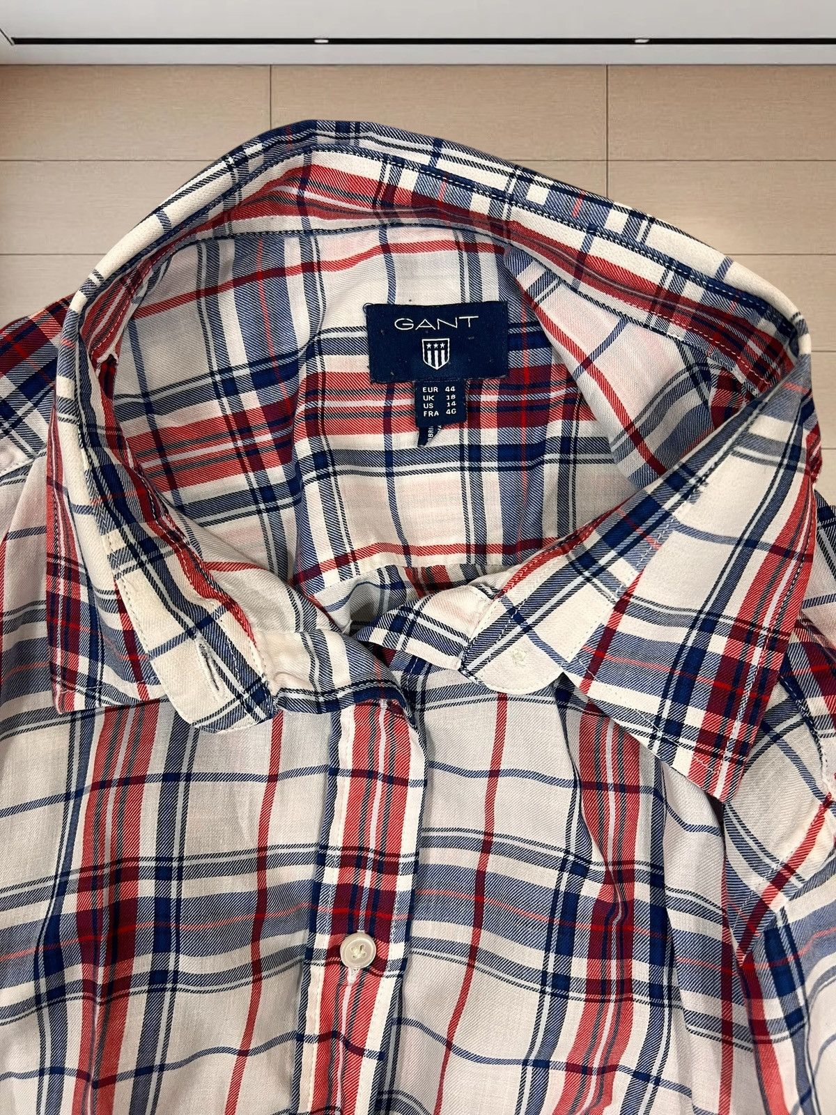 Gant GANT checked shirt size XXL long sleeve cotton Size XXL / US 16-18 / IT 52-54 - 5 Thumbnail