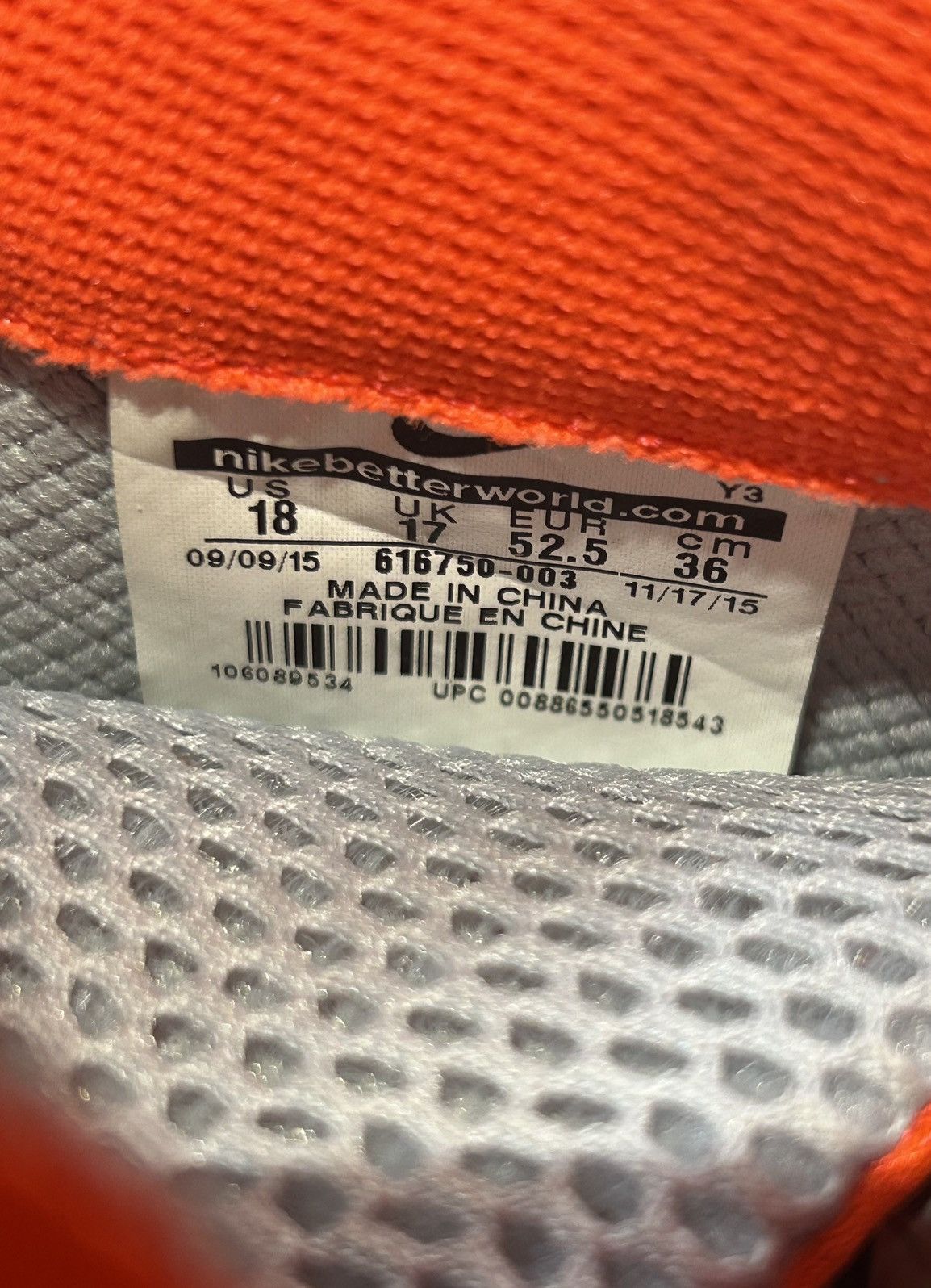 Nike Size 18 - Nike Air Foamposite Pro Premium Pure Platinum 2016 Size US 15 / EU 48 - 9 Thumbnail