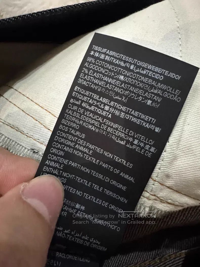 Saint Laurent Paris Saint Laurent Paris Dark Blue Slim Fit Men's Denim Jeans Size US 30 / EU 46 - 5 Thumbnail