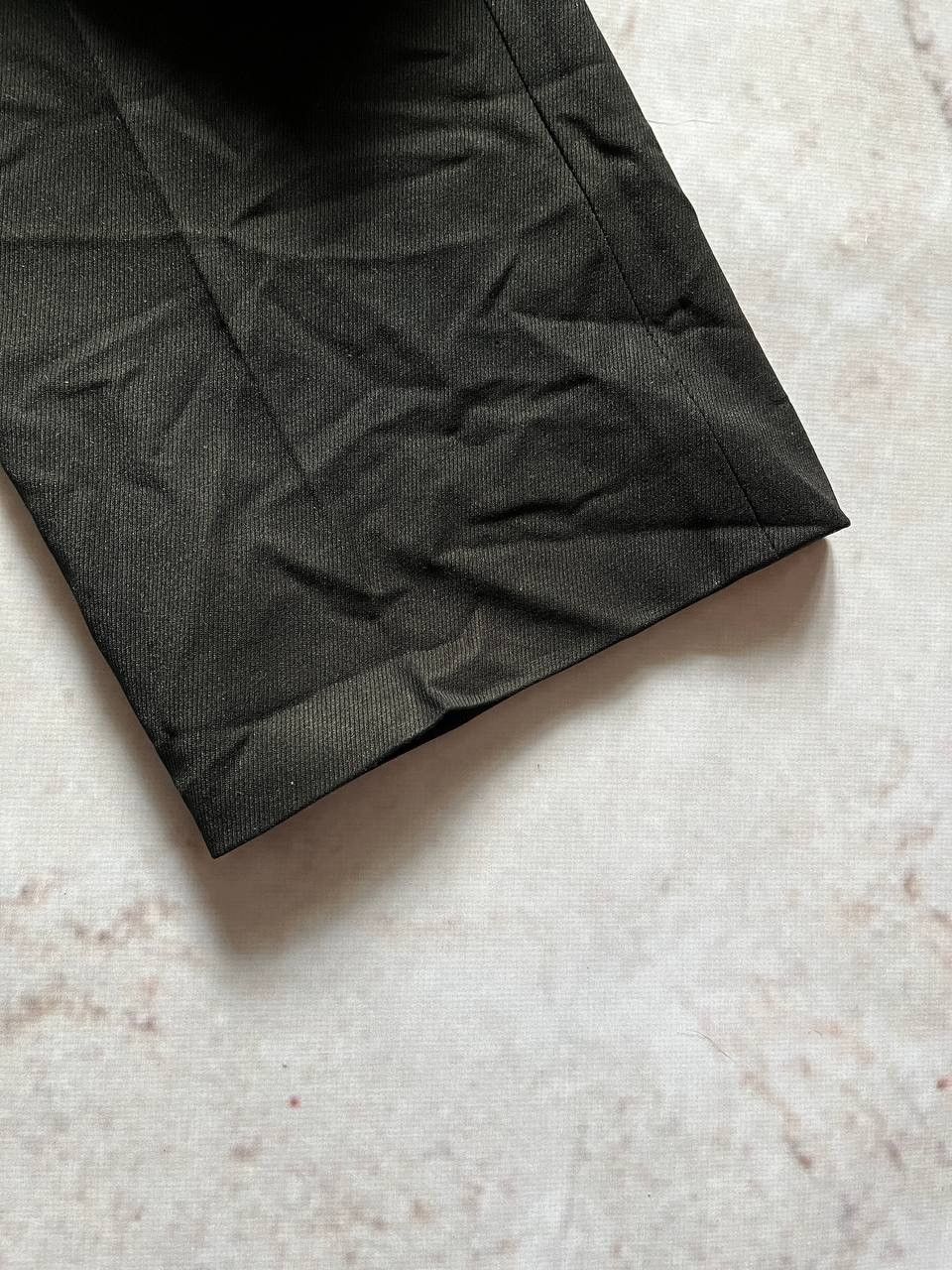 Versace × Vintage Vintage Versace Classic Black Cotton Flared Trousers Pants Size 27" / US 4 / IT 40 - 3 Thumbnail