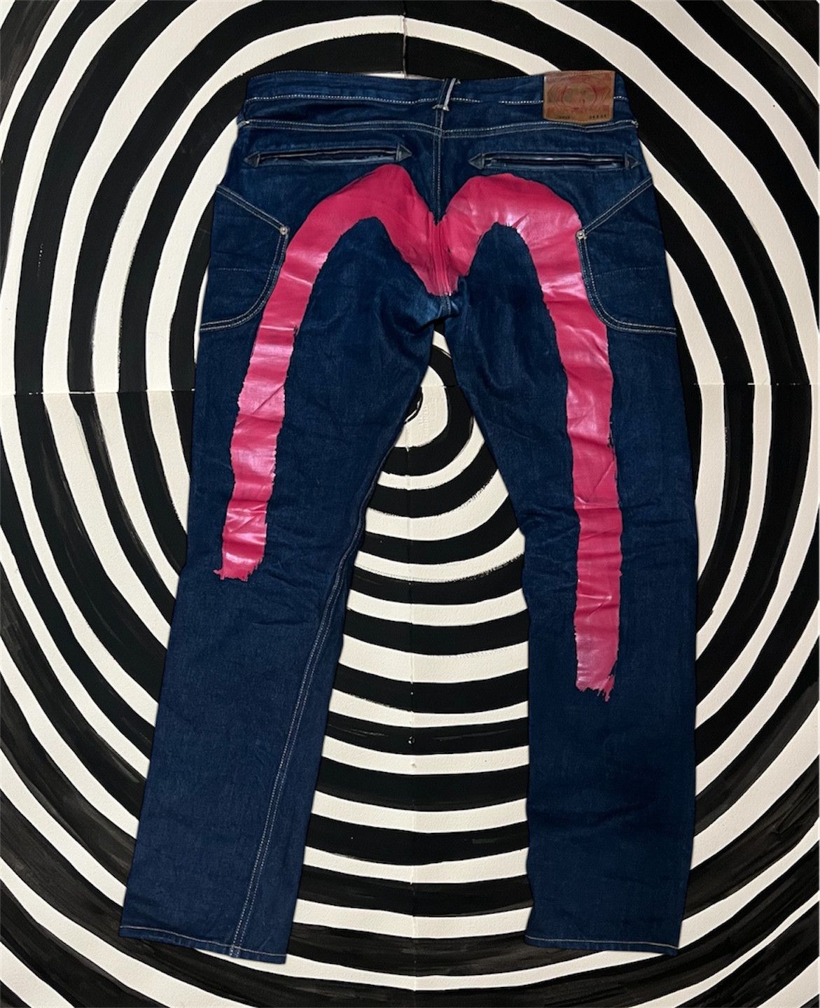 Evisu Reconstructed Daicock Selvedge Jeans Size US 36 / EU 52 - 2 Thumbnail
