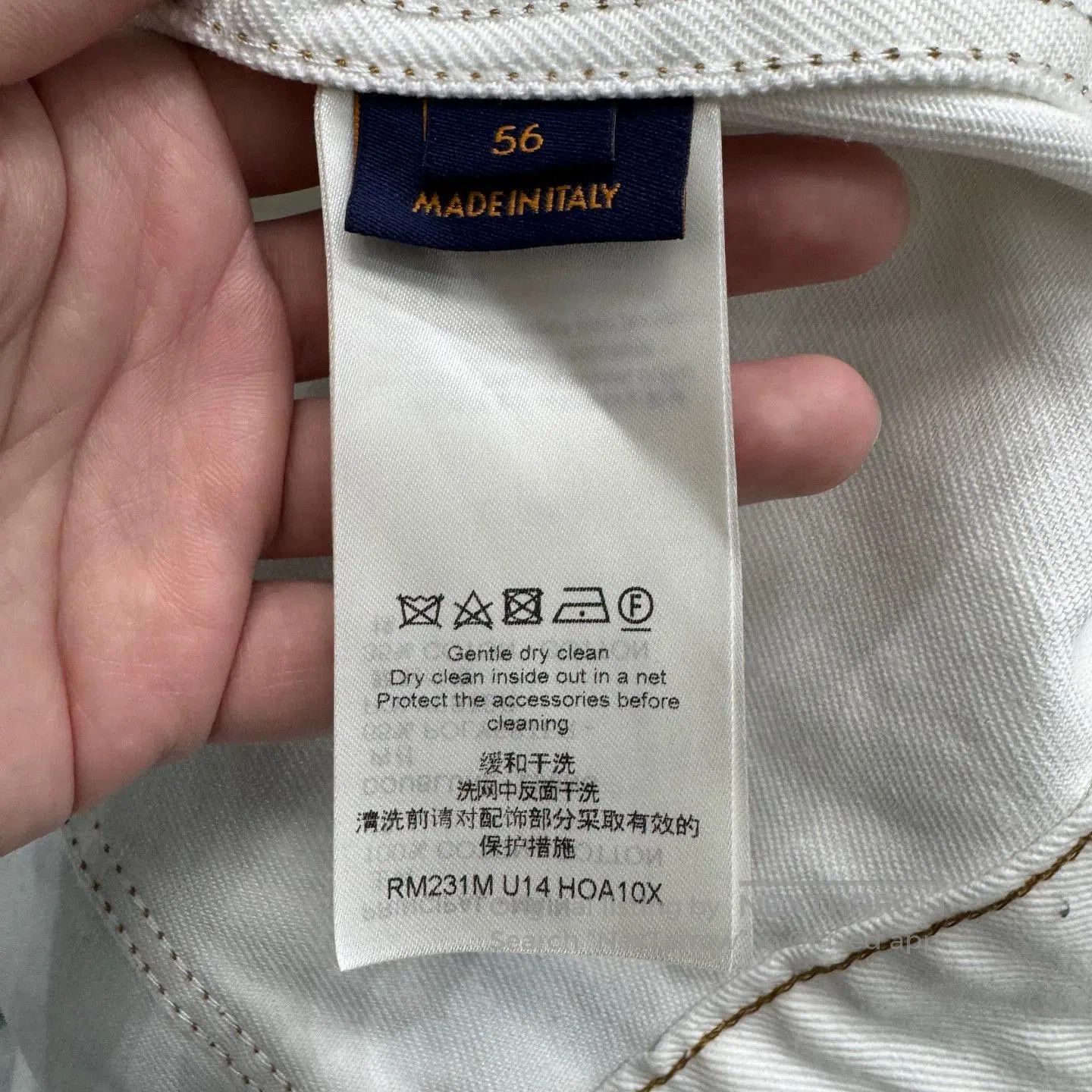 Louis Vuitton Blue Gradient Denim Jacket - XL. Size US XL / EU 56 / 4 - 3 Thumbnail