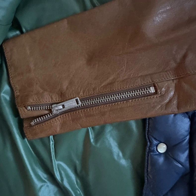 Undercover UNDERCOVER Leather sleeve down jacket 2506-Nextarrow Size US M / EU 48-50 / 2 - 5 Thumbnail